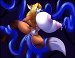 all_three_filled anal anthro big_breasts breasts canine female fox huge_breasts hyper hyper_breasts mammal nipple_penetration nipples nude oral penetration solo spazman spread_legs spreading tentacle_in_mouth thick_thighs vaginal voluptuous 