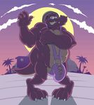  anthro anti_dev balls donkey_kong_(series) klump kremling male nintendo penis scalie solo video_games 