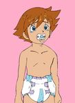  baby chris_thorndyke diaper male mammal pacifier simple_background sonic_(series) sonic_the_hedgehog spankeddoom tears young 