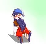  blush clothed clothing giga_(artist) hat klonoa klonoa_(series) looking_at_viewer male masturbation open_mouth penis solo topless yellow_eyes young 