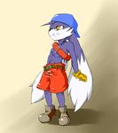  clothed clothing giga_(artist) hat klonoa klonoa_(series) male solo topless yellow_eyes young 