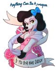  alpha_channel anthro black_fur black_hair black_nose blood bow brown_eyes canine clothing dog dress feathers flower fur hair happy looking_at_viewer mammal pen peridotkitty plant poodle princess_(nicoya) rose seductive simple_background solo text tongue transparent_background white_fur 