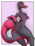  anthro breasts female hand_on_butt looking_at_viewer nintendo nipples nude pok&eacute;mon pussy salazzle slit_pupils smile solo suelix thick_thighs tongue tongue_out video_games 