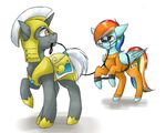  bound bridle chain cuffs_(disambiguation) dollpone friendship_is_magic leash my_little_pony prison_uniform rainbow_dash_(mlp) shackles 