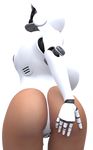  3d_(artwork) absurd_res armor big_breasts breasts butt digital_media_(artwork) ebd female hand_on_butt haydee helmet hi_res humanoid looking_back machine not_furry presenting presenting_hindquarters robot solo 