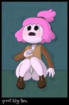  2017 adventure_time boots bottomless cartoon_network clothed clothing crying footwear greatkingtoro_(artist) hair not_furry panties pink_hair pink_skin ponytail princess_bubblegum scared shaking tagme tears trembling underwear 
