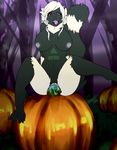  2017 anthro ariiah black_fur breasts cum digital_media_(artwork) female food fruit fur hair halloween heterochromia holidays invalid_tag lemur mammal nintendo nipples nude open_mouth passimian penetration pok&eacute;mon prehensile_feet primate pumpkin purple_eyes pussy red_eyes redtoblack solo tongue vaginal vaginal_penetration video_games white_fur white_hair 