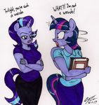  2017 anthro anthrofied book dialogue duo english_text equine female friendship_is_magic horn mammal my_little_pony newyorkx3 starlight_glimmer_(mlp) text twilight_sparkle_(mlp) unicorn winged_unicorn wings 