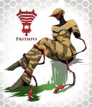  1girl digital_devil_saga prithivi_(dds) shin_megami_tensei sitting solo 