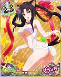  animal_ears ass bishop_(chess) black_hair blush breasts card_(medium) cat_ears cat_tail character_name chess_piece covered_nipples flower hair_flower hair_ornament hair_rings hairband happy high_school_dxd high_school_dxd_born kuroka_(high_school_dxd) large_breasts lingerie lipstick long_hair looking_at_viewer makeup multiple_tails official_art open_mouth purple_lipstick slit_pupils smile solo standing tail torn_clothes trading_card underwear yellow_eyes 