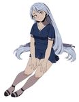  blue_dress blue_eyes blue_hair boku_no_hero_academia dress full_body hadou_nejire head_tilt invisible_chair long_hair looking_at_viewer pleated_dress simple_background sitting smile solo strawberryjamm very_long_hair 