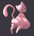  big_breasts breasts butt female huge_breasts legendary_pok&eacute;mon looking_back mew nintendo pok&eacute;mon pok&eacute;mon_(species) pussy simple_background solo somnamg video_games 