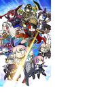  6+girls altera_(fate) arjuna_(fate/grand_order) black_bow black_hair black_hat blonde_hair blue_eyes blue_sky bow braid brown_eyes cape chibi cloud dango darius_iii_(fate/grand_order) dark_skin fate/grand_order fate_(series) food glasses green_eyes grey_eyes hair_bow hat jeanne_d'arc_(fate) jeanne_d'arc_(fate)_(all) jekyll_and_hyde_(fate) keikenchi long_braid long_hair mash_kyrielight mephistopheles_(fate/grand_order) mouth_hold multiple_boys multiple_girls navel oda_nobunaga_(fate) official_art okita_souji_(fate) okita_souji_(fate)_(all) open_mouth peaked_cap pink_hair purple_eyes red_eyes scathach_(fate)_(all) scathach_(fate/grand_order) sharp_teeth single_braid sky teeth ushiwakamaru_(fate/grand_order) veil wagashi yellow_eyes yellow_teeth 