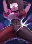  1girl abs afro bodysuit garnet_(steven_universe) hiuna_hayami steven_universe sunglasses toned 