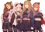  animal_ears blush braid breasts bunny_ears darkgreyclouds fire_emblem fire_emblem:_kakusei gloves hairband long_hair looking_at_viewer multiple_girls olivia_(fire_emblem) pink_hair ponytail punk red_hair sumia tiamo twin_braids velvet_(fire_emblem) 