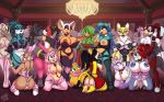  2018 amy_rose anal anal_penetration anthro arctica avian big_breasts bird blaze_the_cat breasts buttplug canary digimon digimon_(species) digital_media_(artwork) dildo drxii elleseve ettie female female/female frosti_loxxxe giant_panda group hi_res huge_breasts ikusame kissing mammal mario_bros nintendo nipple_piercing nipples penetration penny_locke piercing pussy pussy_juice renamon rouge_the_bat sex_toy sonic_(series) strapon tekno_the_canary toffee_the_hedghehog ursid vibrator video_games 