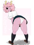  1girl ashido_mina ass boku_no_hero_academia highres image_sample jinu panties pink_hair pink_skin tumblr_sample underwear 