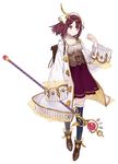  atelier_(series) atelier_lydie_&amp;_suelle atelier_sophie backpack bag brown_eyes choker coat collared_coat corset cross-laced_clothes dress full_body hair_ornament head_scarf highres holding holding_staff long_coat long_sleeves looking_at_viewer noco_(adamas) open_clothes open_coat red_hair red_skirt ribbed_legwear short_hair skirt sleeve_cuffs sleeves_past_wrists smile solo sophie_neuenmuller staff thighhighs turtleneck underbust wide_sleeves 