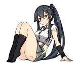  :/ alternate_costume arm_support arm_warmers asashio_(kantai_collection) asashio_(kantai_collection)_(cosplay) ass black_legwear blush breasts closed_mouth collared_shirt commentary_request cosplay crop_top dated expressionless full_body green_skirt hair_tie high_ponytail invisible_chair kantai_collection kneehighs leaning_back legs_together legs_up long_hair looking_at_viewer medium_breasts miniskirt no_shoes plantar_flexion pleated_skirt ponytail red_eyes shirt short_sleeves sidelocks signature simple_background sitting sketch skirt solo suspender_skirt suspenders thighs tun white_background white_shirt wing_collar yahagi_(kantai_collection) 