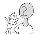  ?_face animated anon canid canine clothing female goosebumps hannah_stoneman_(goosebumps) mammal monochrome overalls ponytail sniffing spinater were werecanid werecanine werewolf young 