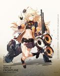  ;q bangs bike_shorts black_footwear black_gloves black_legwear black_skirt blonde_hair blue_eyes blush breasts character_name closed_mouth copyright_name eyebrows_visible_through_hair fingerless_gloves flag full_body girls_frontline gloves gun hair_between_eyes hand_up highres holding holding_gun holding_weapon jacket kneehighs long_hair looking_at_viewer messy_hair miniskirt nin official_art one_eye_closed open_clothes open_jacket pleated_skirt rigging s.a.t.8_(girls_frontline) shoes shotgun skirt small_breasts solo sports_bra tongue tongue_out torn_clothes torn_skirt very_long_hair watermark weapon web_address white_flag 