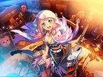  bang_dream! blonde_hair blue_eyes blush ghosts guitar happy long_hair music uehara_himari 