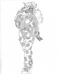  2017 anthro big_breasts bikini breasts clothing equine eyewear female footwear glasses hair high_heels horn huge_breasts leg_warmers legwear long_hair mammal monochrome nipple_slip princess_copyright_infringement shoes sling_bikini solo swimsuit unicorn wolfkidd 