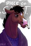  anthro bojack_horseman bojack_horseman_(character) equine mammal smoke smoking solo text 
