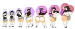  anthro beverage big_breasts big_butt black_nose breast_expansion breasts brown_eyes brown_hair bulge butt butt_expansion canine clothing corgi dickgirl dog expansion eyewear glasses growth hair hand_on_breast hand_on_butt hat hip_expansion huge_breasts huge_butt hyper intersex legwear male mammal multicolored_hair nipples overweight penis_growth purple_hair sequence shirt shorts simple_background slightly_chubby socks solo spiral_eyes text theroflcoptr thick_thighs transformation two_tone_hair under_boob white_background wide_hips 