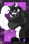  anthro biceps bulge canine clothing dog flexing glare husky looking_at_viewer loopthejobberdog male mammal muscular sebastian_king solo speedo swimsuit wrestler 