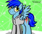  2017 5:4 digital_media_(artwork) equine horse male mammal my_little_pony pokefound pony simple_background smile solo toony 