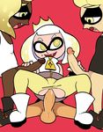  anal balls big_penis breasts cephalopod clothing erection female huge_penis humanoid humanoid_penis inkling male marine miscon nintendo pearl_(splatoon) penis sex small_breasts smile splatoon spread_legs spreading squid torn_clothing video_games 