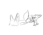  2017 anthro canine cub daughter disney duo fan_character father father_and_daughter female fox fur hi_res isabelle_wilde male mammal nick_wilde parent simple_background sketch toony trashasaurusrex white_background young zootopia 