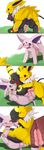  anal anal_knotting anal_penetration animal_genitalia animal_penis balls blush double_anal double_knotting double_penetration duo eeveelution erection espeon fangs feral feral_on_feral group group_sex internal jolteon km-15 knot knotting male male/male male_penetrating nintendo open_mouth orgasm penetration penis pok&eacute;mon pok&eacute;mon_(species) sex shazz_brinxray simple_background tongue tongue_out umbreon video_games 