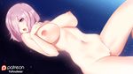  :o absurdres artist_name bangs blush breast_suppress breasts breasts_apart dutch_angle eyebrows_visible_through_hair eyelashes fate/grand_order fate_(series) from_side gradient gradient_background groin groin_tendon hair_over_one_eye half-closed_eyes hand_on_own_chest hand_up highres hips knee_up large_breasts lavender_hair lips logo looking_at_viewer lying mash_kyrielight navel night night_sky nipples nude on_back open_mouth paid_reward parted_bangs patreon_logo patreon_reward patreon_username pink_hair pink_lips puffy_nipples purple_eyes pussy short_hair sky solo spread_legs star_(sky) starry_sky stomach thighs tofuubear tongue uncensored upper_teeth 