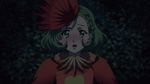 1girl animated animated_gif blush face female green_eyes green_hair juuni_taisen looking_at_viewer night niwa_ryouka short_hair solo 