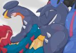  2019 claws dragon druddigon female forced garchomp hydreigon male male/female nintendo open_mouth penetration pok&eacute;mon pok&eacute;mon_(species) rape sex teeth tongue type video_games 