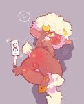  anthro blush bovid butt caprine eyewear female fur glasses hair mammal nipples nude open_mouth paddle paperclip_(artist) pussy sheep solo 