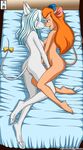  bed blue_eyes breasts burmecian chip_&#039;n_dale_rescue_rangers chip_'n_dale_rescue_rangers cool_colors crossover disney duo eye_contact female final_fantasy final_fantasy_ix fingering freya_crescent gadget_hackwrench green_eyes lesbian mammal mouse nagano_tenzen nude rat rodent tenzen video_games 