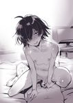  :q ahoge anal bed blush cowgirl_position cr-r greyscale hair_over_one_eye hikigaya_hachiman indoors looking_at_viewer male_focus monochrome multiple_boys navel nipples nose_blush nude on_bed penis pov sanpaku sex short_hair straddling sweat tongue tongue_out yahari_ore_no_seishun_lovecome_wa_machigatteiru. yaoi 