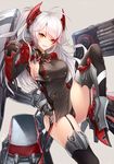  azur_lane banned_artist blush commentary_request hair_between_eyes iron_cross kyoeiki long_hair looking_at_viewer parted_lips prinz_eugen_(azur_lane) red_eyes silver_hair smile solo two_side_up 