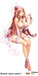  :p bad_id bad_pixiv_id barefoot between_legs blush bra bracelet breasts brown_eyes brown_hair choker cocktail_glass cup detached_sleeves drinking_glass earrings flower full_body garter_belt gem hand_between_legs invisible_chair jewelry large_breasts leg_garter lingerie long_hair looking_at_viewer necklace original panties qurare_magic_library red_flower red_rose rose sitting solo strapless strapless_bra tongue tongue_out underwear very_long_hair white_bra white_panties xxinainaxx 
