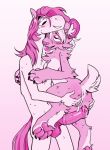  after_sex animal_genitalia animal_penis anthro balls big_butt blush bodily_fluids butt butt_grab cum cum_drip cum_in_pussy cum_inside danny_(snackhorse) digital_drawing_(artwork) digital_media_(artwork) dripping drippy_tongue duo equid equine equine_penis fangs felid feline female genital_fluids genitals hair hand_on_butt hi_res horse huge_butt long_hair male male/female mammal paws penis size_difference smile snackhorse teeth tongue tongue_out 