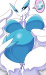  artist_request blue_eyes furry lugia pokemon pregnancy 