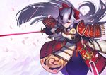  armor fate/grand_order horns nakamura_eito sword tomoe_gozen_(fate/grand_order) 