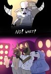  aardwolf akella anneke_(weaver) annoyed anthro brother brother_and_sister caprine clothed clothing comic costume dialogue disney english_text fan_character fangs female grin group halloween hi_res holidays hoodie humor hyena male mammal pack_street remmy_cormo sheep shorn sibling sister smile text trick_or_treat wolter_(weaver) wool zootopia 