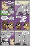  2017 anthro beaver clothed clothing comic crocodilian cub donkey elephant english_text equine eyewear fangs female glasses horse jennifer_(study_partners) lisa_(study_partners) male mammal mustelid open_mouth otter ragdoll_(study_partners) reptile rodent sarah_(study_partners) scalie speech_bubble study_partners teeth text thunderouserections trunk tusks woody_(study_partners) young 