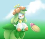  anthro big_breasts blush breasts clothed clothing cum cum_on_breasts cum_on_face elfdrago female flora_fauna human lilligant male mammal nintendo nipples not_furry one_eye_closed penis plant pok&eacute;mon pok&eacute;mon_(species) pok&eacute;morph pseudo_clothing solo_focus topless video_games white_skin 