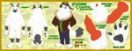  animal_genitalia animal_penis anthro balls barefoot blue_eyes canine canine_penis claws clothing disney english_text fan_character fur grey_fur hat jacket knot kodiak_convel male mammal model_sheet nude pawpads penis sheath smile text toe_claws wastedtimeee white_fur wolf zootopia 