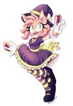  2017 amy_rose anthro clothing female gloves halloween hedgehog holidays mammal simple_background sonic_(series) spacecolonie toony video_games 